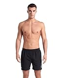 Arena Herren Fundamentals Logo Boxer Swim Trunks, Black-White, L EU