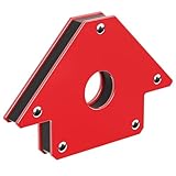 Wiltec Schweißmagnet mit 20 kg Haftkraft, 150 x 102 x 16 mm Schweißwinkel...