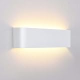 Lightess Wandlampe LED Innen Modern Wandleuchte Weiss Up Down Licht...