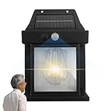 Solar Powered Wall Lights Outdoor, Motion Sensor Led Lantern, 6.69 * 4.72 *...
