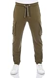 riverso Cargo Jogginghose Herren Baumwolle lang Regular Fit RIVLoris...