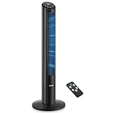 FOHERE Leiser Turmventilator, 102cm Oszillierender Standventilator mit...