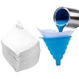 100 Stück Lacksiebe, Lackfilter, Farbfilter, Papier Siebe, Lackierpistolen...