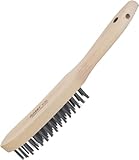 HAZET Drahtbürste 2130 - vier Reihen 25 mm hohe, extrem widerstandsfähige...