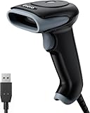 Eyoyo Barcode Scanner 1D 2D QR kabelgebunden, QR Code Scanner Handheld...