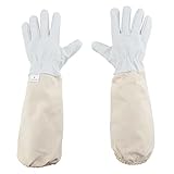 KINGLAKE Imkerhandschuhe aus Ziegenleder,Imker Handschuhe Herren...