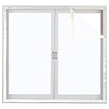 Großes 70 x 125 cm weißes Fliegengitter-Fenster-Set – Rollo für...
