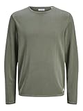 JACK & JONES Male Strickpullover Einfarbig Strickpullover