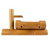 Handgefertigtes Bambus-Brunnen-Set, freistehend, Zen-Wasserspiel für...