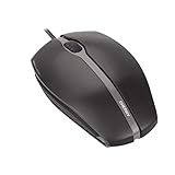 CHERRY GENTIX Corded Optical Mouse, kabelgebundene Maus mit 3 Tasten und...