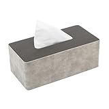 LARENNT PU-Leder Taschentuchbox, 24×12×9cm quadratische Kosmetiktücher...