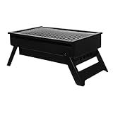 PHENOFICE Tragbarer BBQ-Grill Grill Holzkohlegrill Tragbarer Grill für...