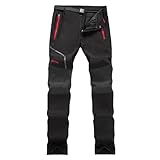 Generisch Softshellhose Herren Fleece Warm Wanderhose Regenhose Herren...