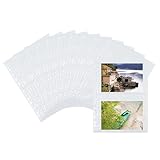 HERMA 7587 Fotohüllen für Ordner, 10 Stück, 13x18 cm quer, 2 Fächer...