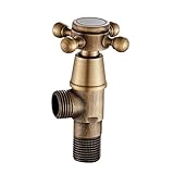 KONTONTY Vintage Badezimmer Winkelventil Aus Massivem Messing Für...
