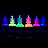 iLC [6 x 28ml] UV-Licht Bodypainting Schminke Schwarzlicht Körperfarbe...