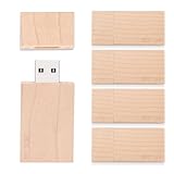 JBOS 16GB USB-Stick aus Ahornholz 5er Set USB 2.0 Stabiles Speichern von...