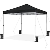 Yaheetech 3x3m Pop Up Pavillon Faltpavillon Wasserdicht Stabil, One Push...