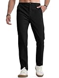 Elegancity Herren Chinohose Schwarz Stretch Freizeithose Regular Fit...