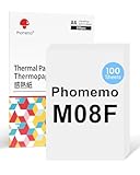 Phomemo M08F A4 Thermopapier Kompatibel für Phomemo M08F M832 M834 Q302...