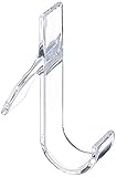 WENKO Rundheizkörper-Haken 6er Set - 6er Set, Polystyrol, 2.5 x 10.5 x 7...
