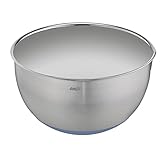 Emsa Prep&Bake Rührschüssel aus Edelstahl 22 cm, Rutschfester Boden in...