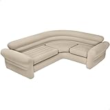 Intex 68575 75047 Ventil (Ecke Couch Sofa: 257 x 203 x 76 cm, Beige