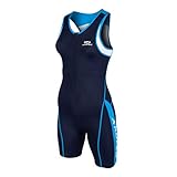 Aropec Triathlon Einteiler AP-104W Damen, Farbe:Navy-blau;Größe:S