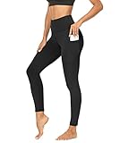 DDOBB Sport Leggings Damen High Waist Mit Taschen Bauchweg Sportleggins Gym...