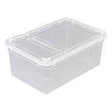 2 Stück Transparente Kunststoffbox,Aufzuchtbox für Insekten aus...