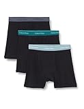 Calvin Klein Herren 3er Pack Boxershorts Briefs mit Logobund, Mehrfarbig...