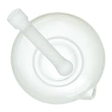 VERDANVERSE Glas Mahlschale 90mm mit Stößel Medizin Stampfschale für...