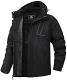 MAOYSSEN Herren Winter Skijacke wasserdichte winddichte atmungsaktive Jacke...