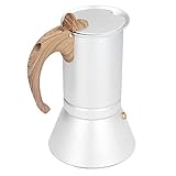 NOENNULL Aluminium-Herdplatte, Kaffeemaschine für Moka, kubanischen...