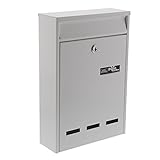 Burg Wächter, Anlagenbriefkasten, A5 Einwurf-Format, Verzinkter Stahl,...