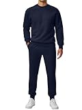 JMIERR Herren Trainingsanzug Set Casual 2-Teiliger Jogginganzug Herren...