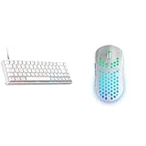 KOORUI Mechanisch Tastatur, 60% Gaming Tastatur & Mars Gaming MMW3W,...