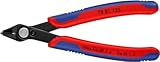 KNIPEX Electronic Super Knips, Elektronik-Seitenschneider für feine, harte...