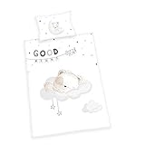 Herding Kleinkinder-Bettwäsche-Set, Sleeping Little Bear Wendemotiv,...