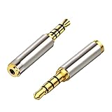 Adapter 3,5mm Stecker auf 2,5mm Buchse, 24K Vergoldeten 3,5mm auf 2,5mm...