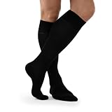 Sockenversandhandel 2 Paar Herren Damen Bambus-Kniestrümpfe 39-42 schwarz