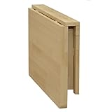 Wandmontierter Drop-Leaf-Tisch, platzsparendes, faltbares Design für Home...