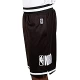 Ultra Game Herren Verchromte Basketball-Shorts Shorts, Schwarz, L EU