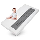 Sleepneo Kindermatratze 60x120 mit Trittkante, Höhe 11cm, Bezug waschbar,...