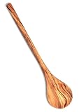 Stilux® Kochlöffel aus Olivenholz | runder Kopf und Stiel 30 cm lang |...