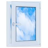 LORAC | Kunststofffenster weiß 600x800mm, 60x80cm, PCV, DIN Rechts,...