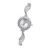Homoyoyo 1 Stück Damen Armbanduhr mit Strasssteinen Quarzuhr im Design...