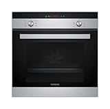 Siemens HB113FBS1, iQ100 Einbau-Backofen, 60 x 60 cm, Schwarz, Edelstahl,...