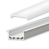 INNOVATE 2m LED Schiene - Aluminium T - Profil - Aluprofil für LED...