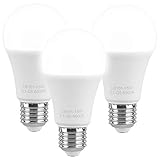 Luminea Tageslichtlampe: 3er-Set LED-Lampen E27, 11 W (ersetzt 120 W) 1.350...